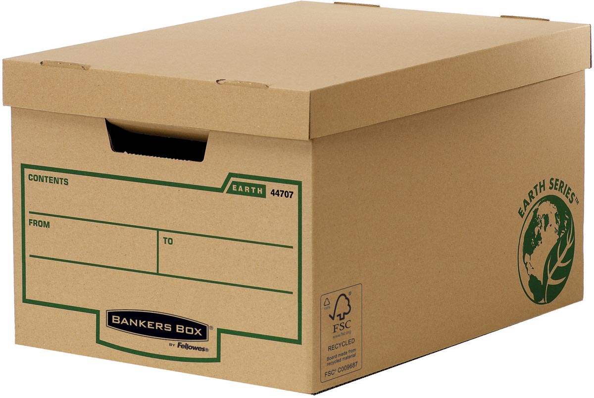 Bankers Box Earth Series opbergdoos, large, rug van 32,5 cm 1 Bankers Box Earth Series opbergdoos, large, rug van 32,5 cm