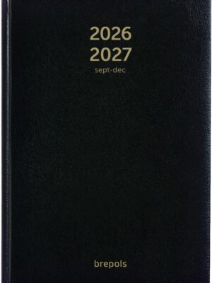 Brepols schoolagenda Bretime Lima, zwart, 2026-2027