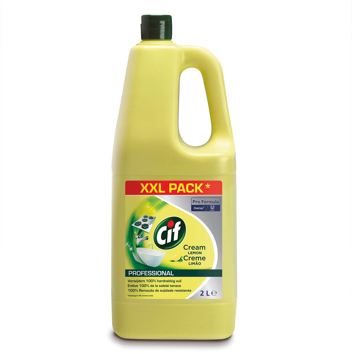 Cif schuurcrème citroen, flacon van 2 liter 1 Cif schuurcrème citroen, flacon van 2 liter