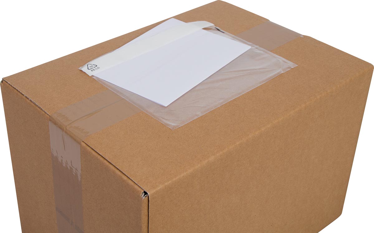 Cleverpack documenthouder, onbedrukt, ft 165 x 112 mm, pak van 100 stuks 1 Cleverpack documenthouder, onbedrukt, ft 165 x 112 mm, pak van 100 stuks