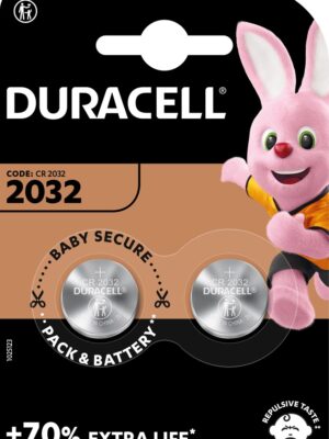 Duracell knoopcel Electronics DL/CR 2032, 3 volt, blister van 2 stuks