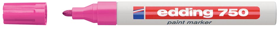 Edding Paint Marker e-750 roze 1 Edding Paint Marker e-750 roze