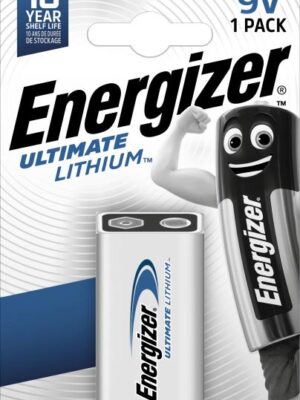 Energizer batterij Lithium 9V, op blister