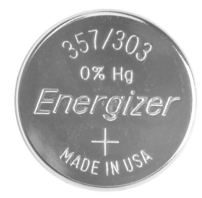 Energizer knoopcel 357/303, op blister 1 Energizer knoopcel 357/303, op blister