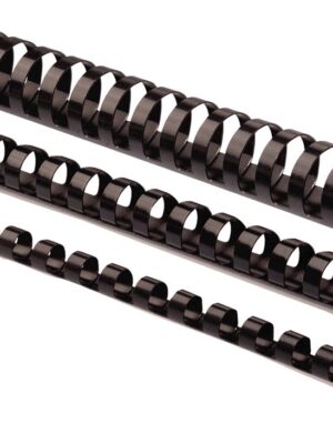 Fellowes bindruggen, pak van 100 stuks, 10 mm, zwart