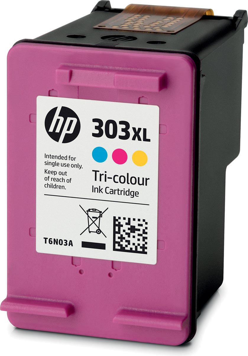 HP inktcartridge 303XL, 415 pagina's, OEM T6N03AE, 3 kleuren 1 HP inktcartridge 303XL, 415 pagina's, OEM T6N03AE, 3 kleuren