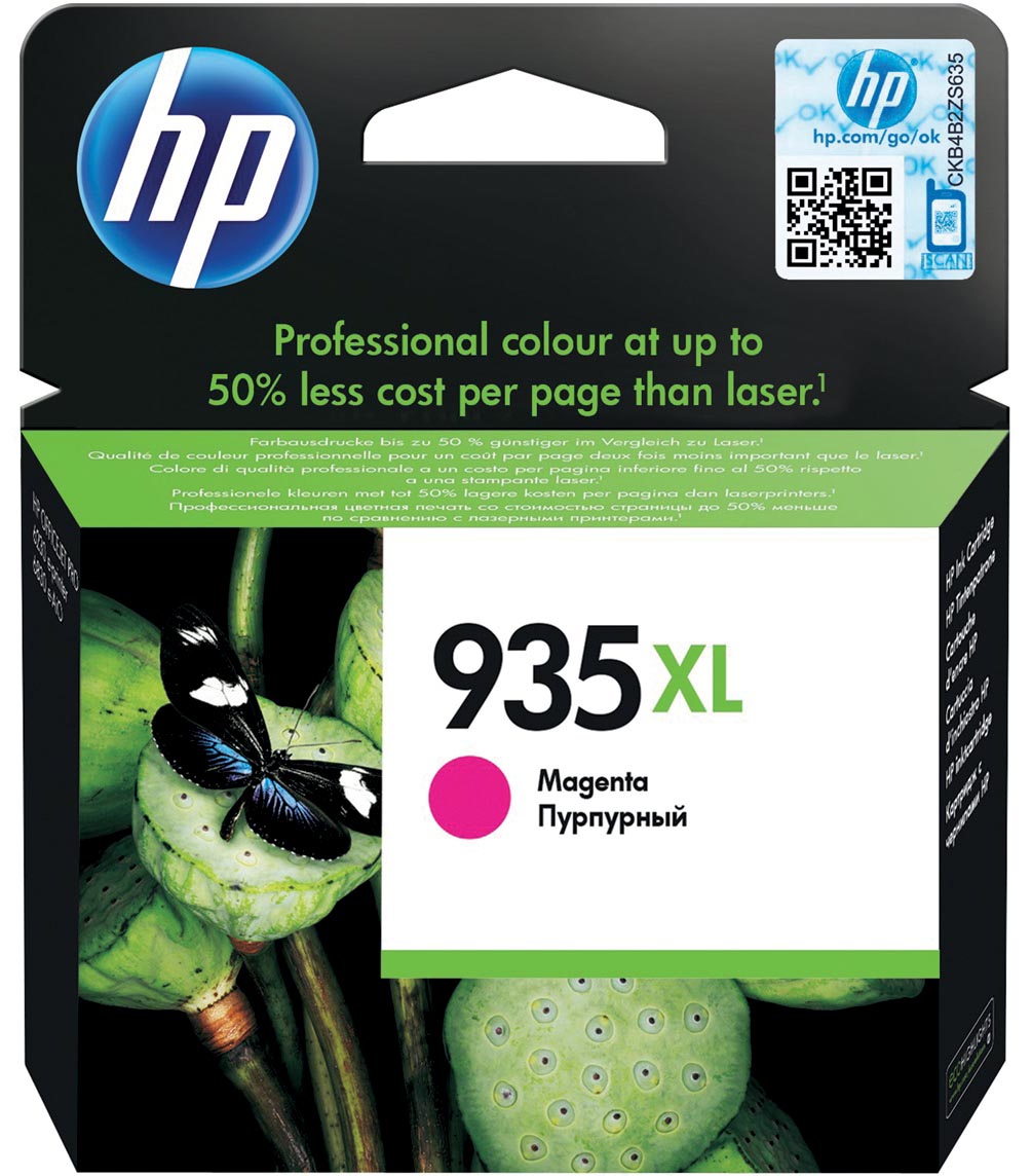 HP inktcartridge 935XL, 825 pagina's, OEM C2P25AE, magenta 1 HP inktcartridge 935XL, 825 pagina's, OEM C2P25AE, magenta