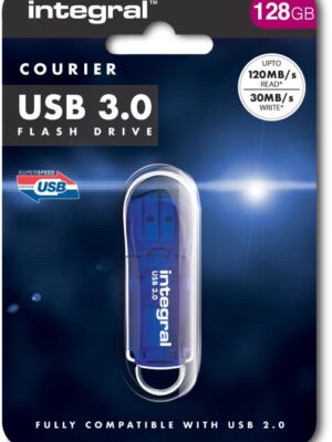 Integral Courier USB 3.0 stick, 128 GB