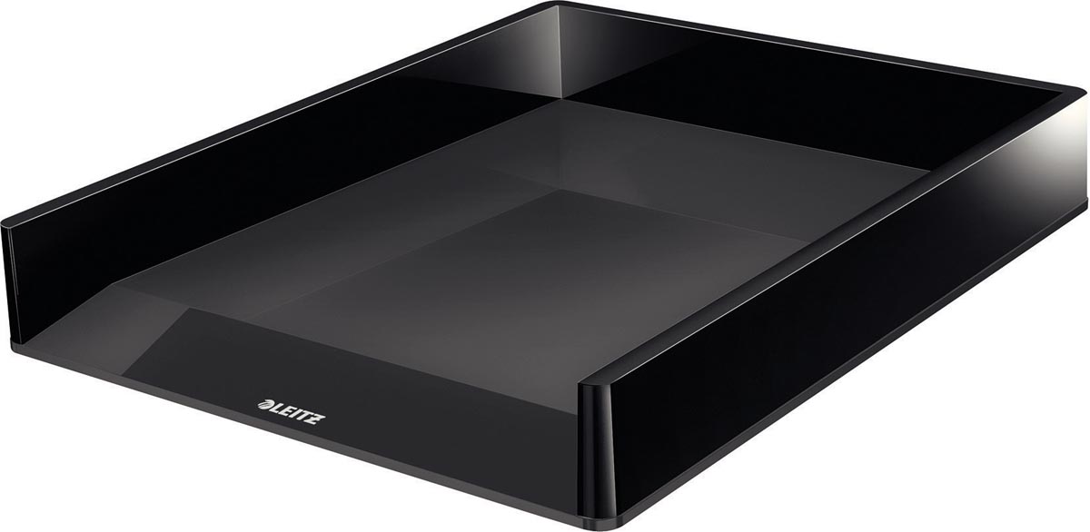 Leitz Dual Black brievenbakje zwart 1 Leitz Dual Black brievenbakje zwart