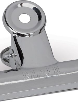 MAUL papierklem bulldogclip 70mm blister 5 verchroomd