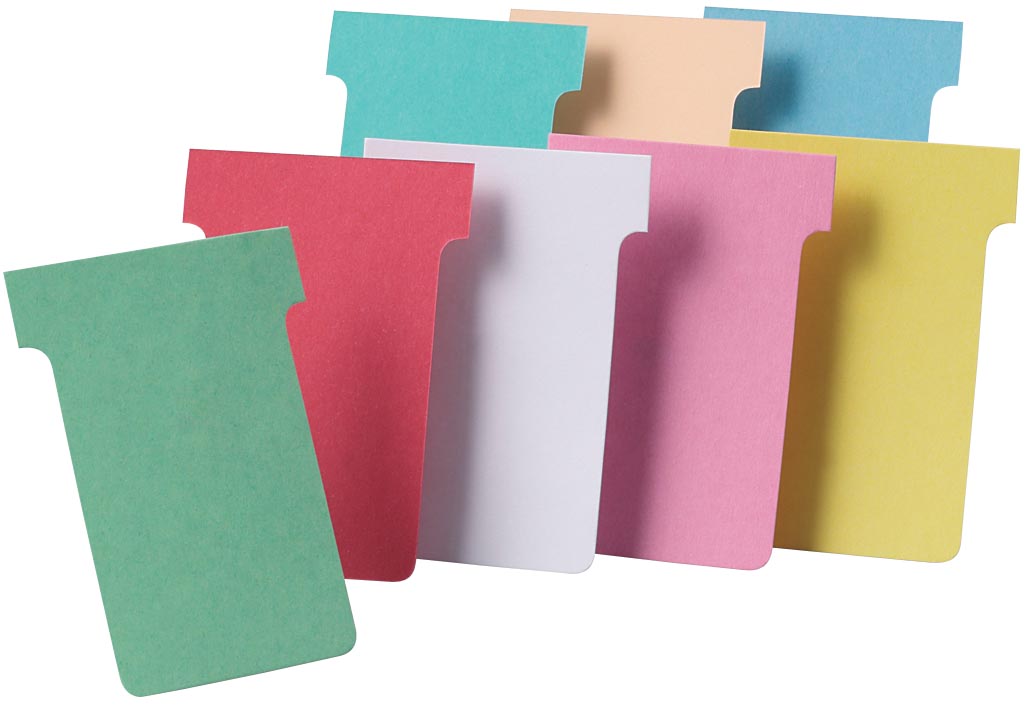 Nobo T-planbordkaarten index 4, ft 180 x 124 mm, groen 1 Nobo T-planbordkaarten index 4, ft 180 x 124 mm, groen
