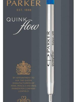Parker Quinkflow vulling voor balpen medium, blauw, op blister