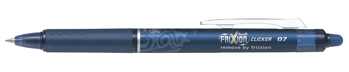 Pilot FriXion Ball Clicker roller, intrekbaar, medium punt, 0,7 mm, zwart-blauw 1 Pilot FriXion Ball Clicker roller, intrekbaar, medium punt, 0,7 mm, zwart-blauw
