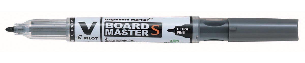 Pilot V-Board Master whiteboardmarker, ronde punt, 0,8 mm, zwart 1 Pilot V-Board Master whiteboardmarker, ronde punt, 0,8 mm, zwart