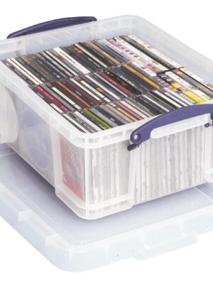 Really Useful Box opbergdoos 18 liter, transparant