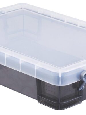 Really Useful Box opbergdoos 4 liter, transparant gerookt