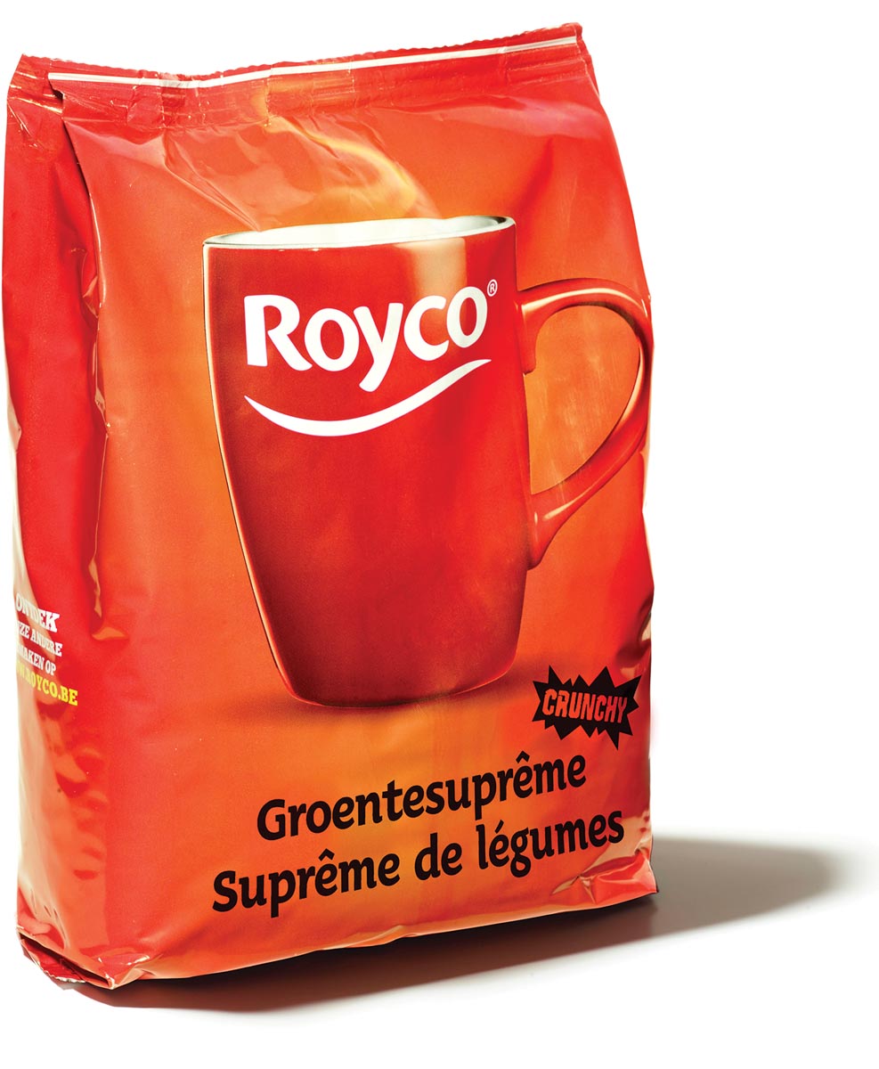 Royco Minute Soup groentensuprême, voor automaten, 140 ml, 90 porties 1 Royco Minute Soup groentensuprême, voor automaten, 140 ml, 90 porties