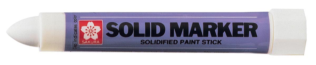 Sakura merkstift Solid Marker wit, brede punt 1 Sakura merkstift Solid Marker wit, brede punt
