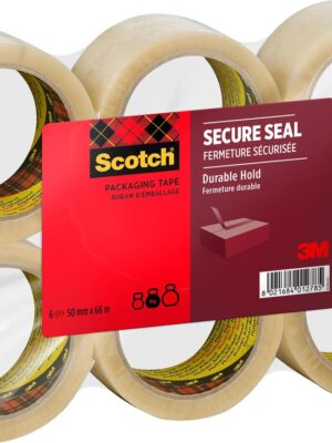 Scotch verpakkingsplakband Heavy, ft 50 mm x 66 m, transparant, pak van 6 stuks