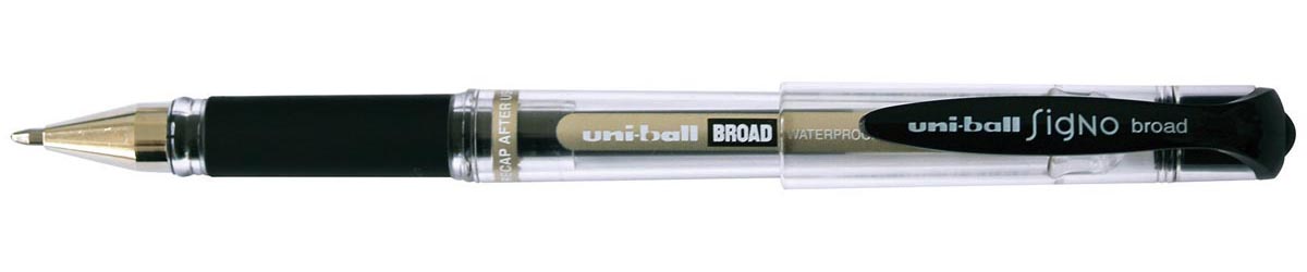 Uni-ball roller Signo Broad brede punt, zwart 1 Uni-ball roller Signo Broad brede punt, zwart