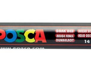 Uni POSCA paintmarker PC-3M, 1,5 mm, donkerrood
